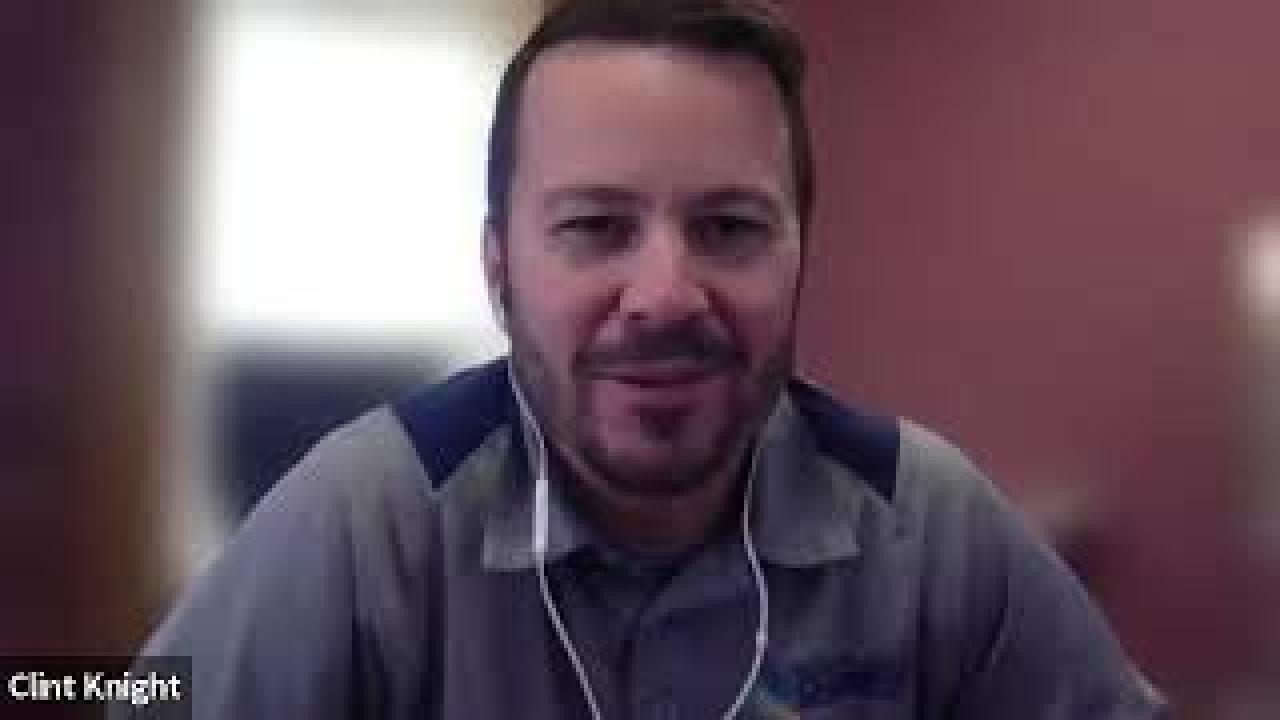 graphic screenshot from the video of the Forging your Career Path interview for the Dean's Speaker Series